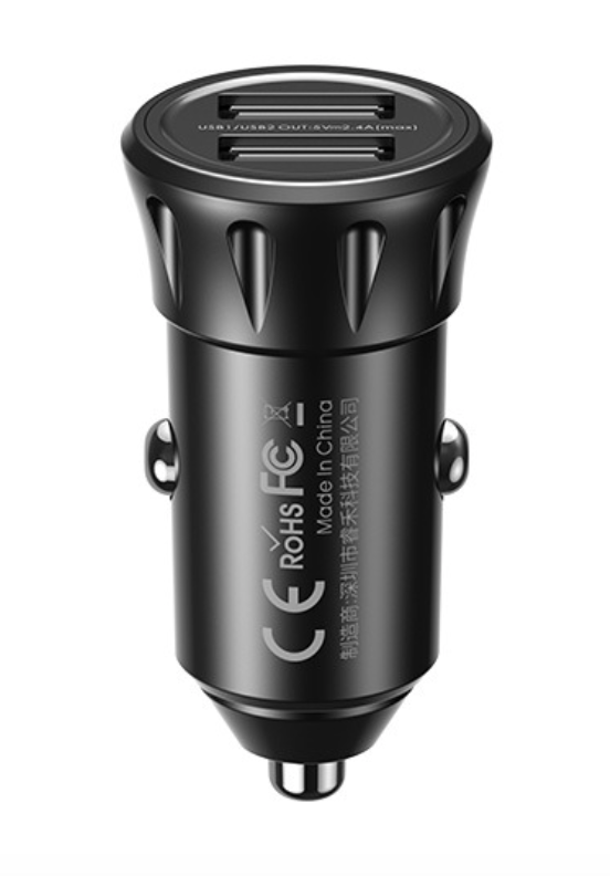 Cargador para Auto 2.4A Remax Doble USB