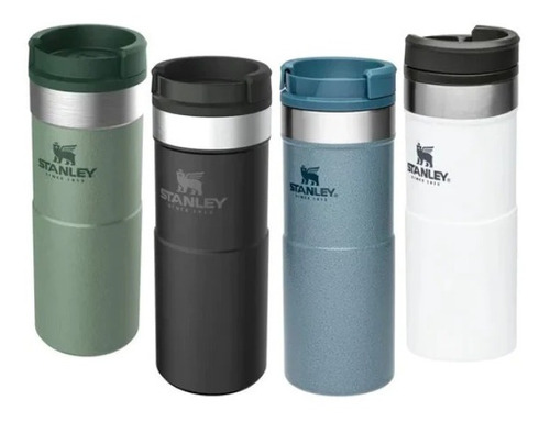 Jarra Taza Termica Stanley The Neverleak 12oz 350ml- Blanco