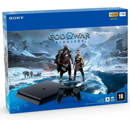 Sony Playstation 4 Slim 1tb God Of War Ragnarok Bundle Color Negro Azabache - Imagen 3