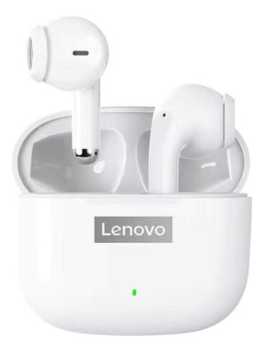 Auriculares In-ear Gamer Inalámbricos Lenovo Pro Blanco Lp40