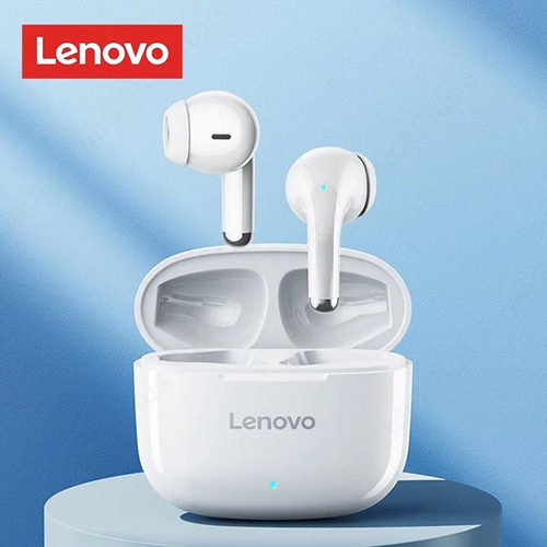 Auriculares In-ear Gamer Inalámbricos Lenovo Pro Blanco Lp40 - Imagen 2