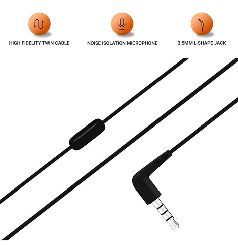 Auriculares In-ear Jbl C50hi Negro - Imagen 6