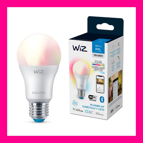Lampara Led Color Wiz 9w E27 Wifi Rgbw - Imagen 3