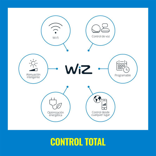 Lampara Led Color Wiz 9w E27 Wifi Rgbw - Imagen 6