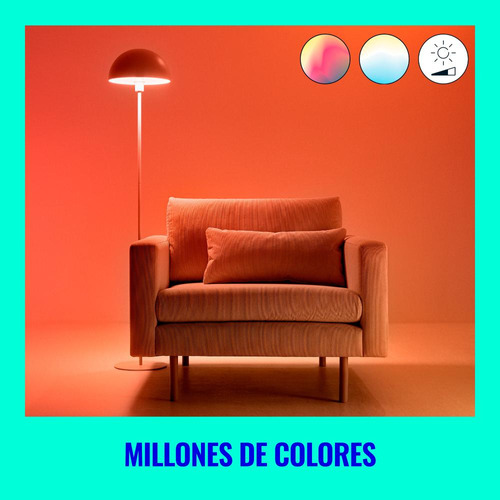 Lampara Led Color Wiz 9w E27 Wifi Rgbw - Imagen 8