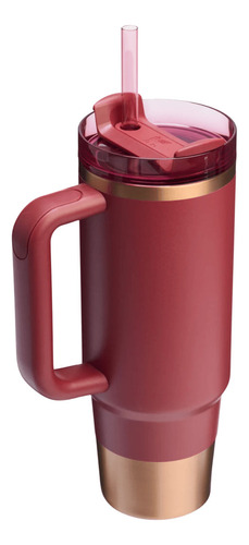 Vaso Stanley Quencher H2.0 887 Ml Edición Limitada Gilded Pomegranate - Imagen 2