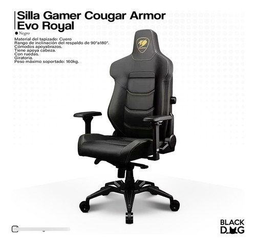 Silla Gamer Cougar Armor Evo Royal - Imagen 7
