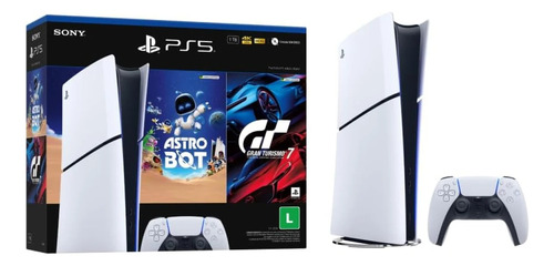 Consola Playstation 5 Ps5 Slim 1tb Ssd Astrobot + Gt7 - Imagen 2