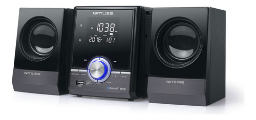 Minicomponente Muse Reproductor Cd Y Bluetooth M38bt