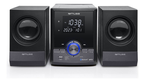 Minicomponente Muse Reproductor Cd Y Bluetooth M38bt - Imagen 2