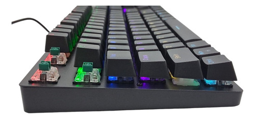 Teclado Jedel Gamer Mecanico Kl-138 Retroiluminado Negro Inglés Internacional - Imagen 3