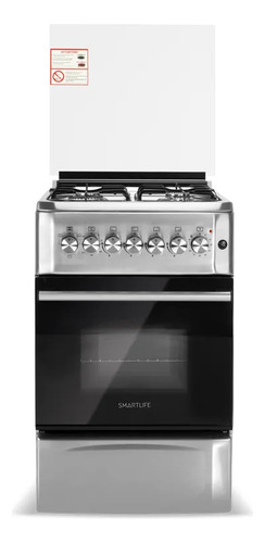 Cocina Combinada Smartlife Sl-ks5055c Grill Timer Encendido Gris