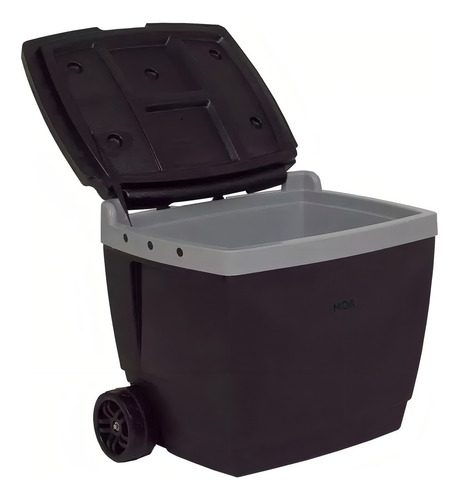 Conservadora Térmica Mor 42 Lts Con Rueditas Negro - Imagen 6