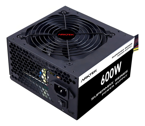 Fuente De Poder Arktek Para Pc Gamer Atx 600w