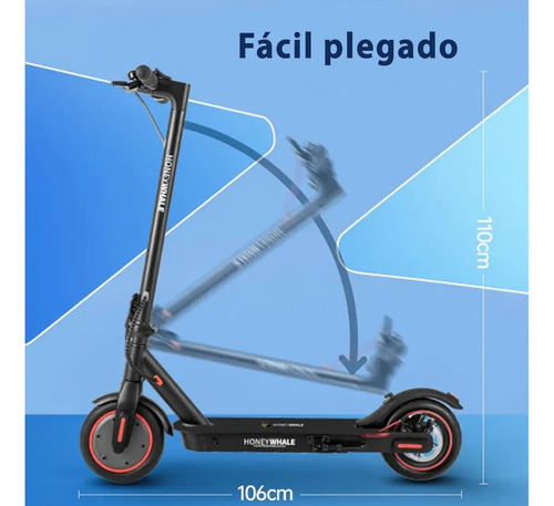 Monopatin Electrico Luxor E9pro 350w 25 Km/h Negro - Imagen 5