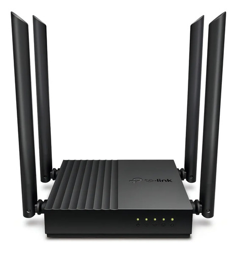 Router Tp-link Archer C64 Ac1200 4 Antenas Wi-fi Wireless Mu-mimo Color Negro